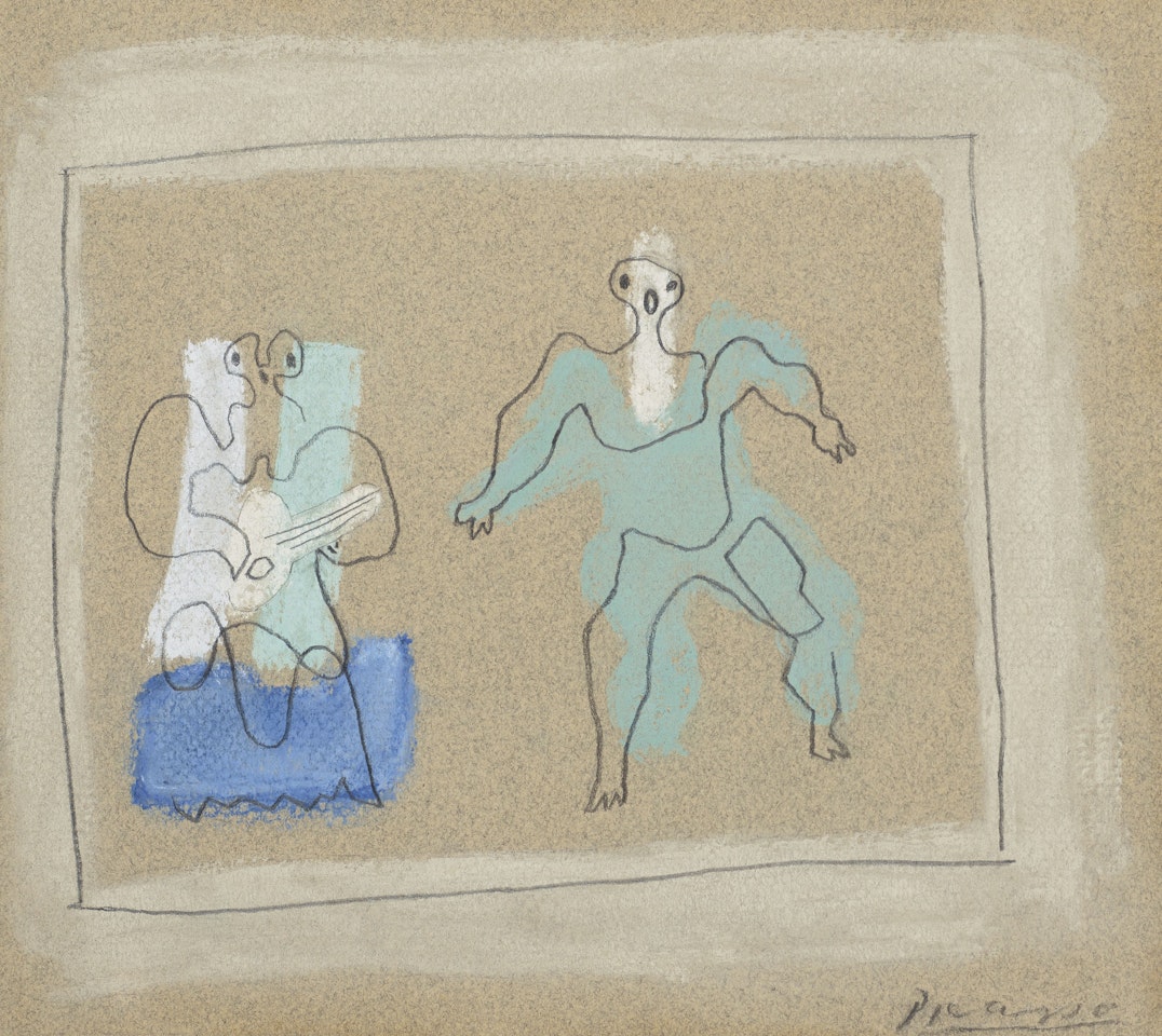 Mercure le rideau by Pablo Picasso