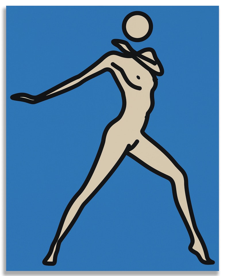 Caterina Nude 1 by Julian Opie
