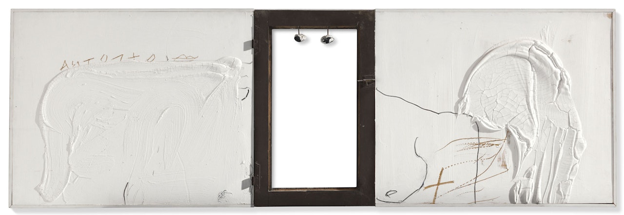 Blanc i buit (White and Vacuum) by Antoni Tapies