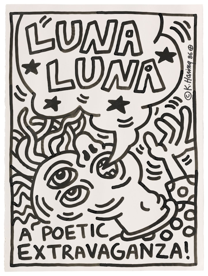 Luna Luna A Poetic Extravaganza! by Keith Haring