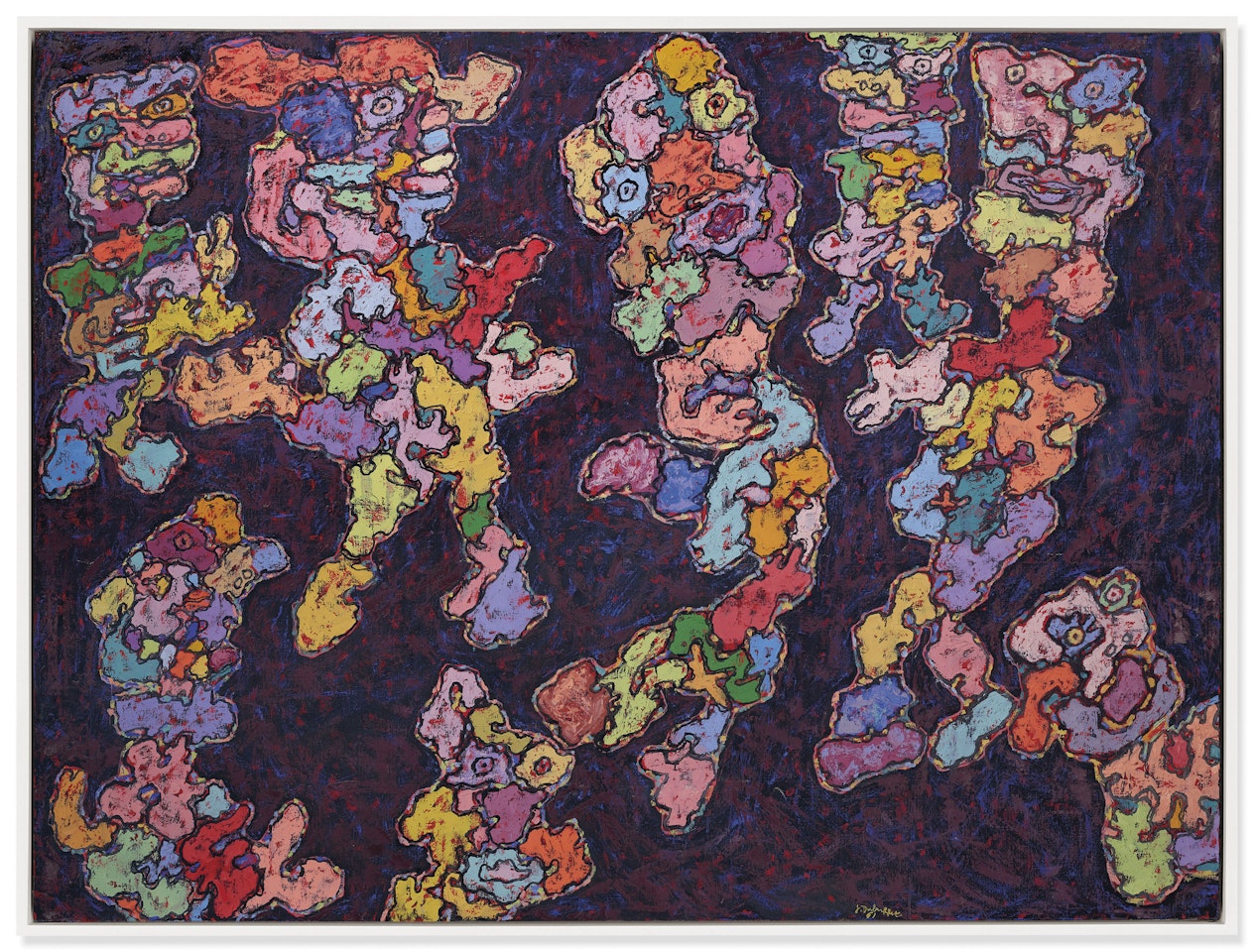 Cérémonie (Ceremony) by Jean Dubuffet