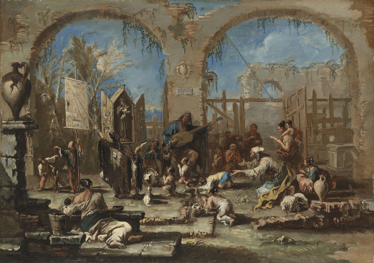 Il cantastorie by Alessandro Magnasco