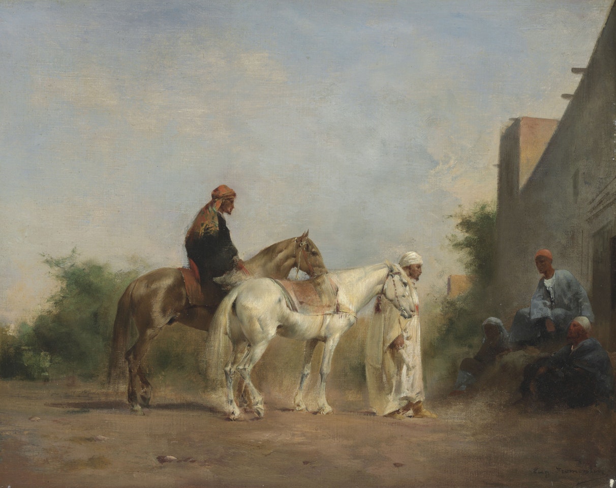 Horse traders by Eugene Fromentin