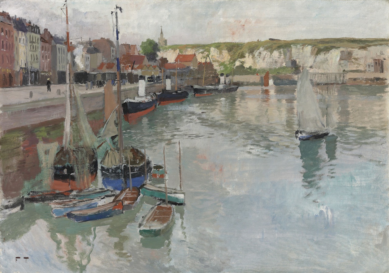Dieppe by Fritz Thaulow