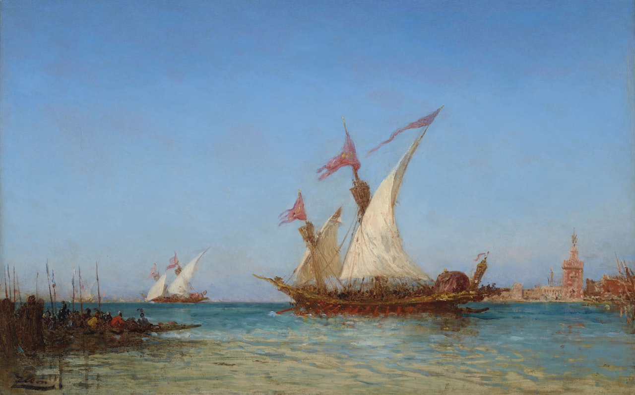 Régates à Venise by Félix Ziem