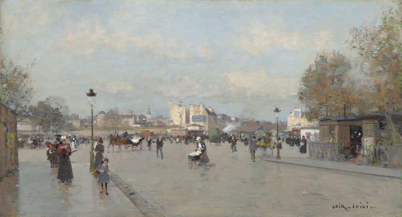 Sur le boulevard Berthier, Paris by Luigi Loir