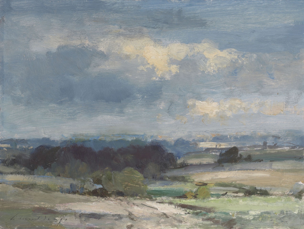 Suffolk landscape by Edward Seago