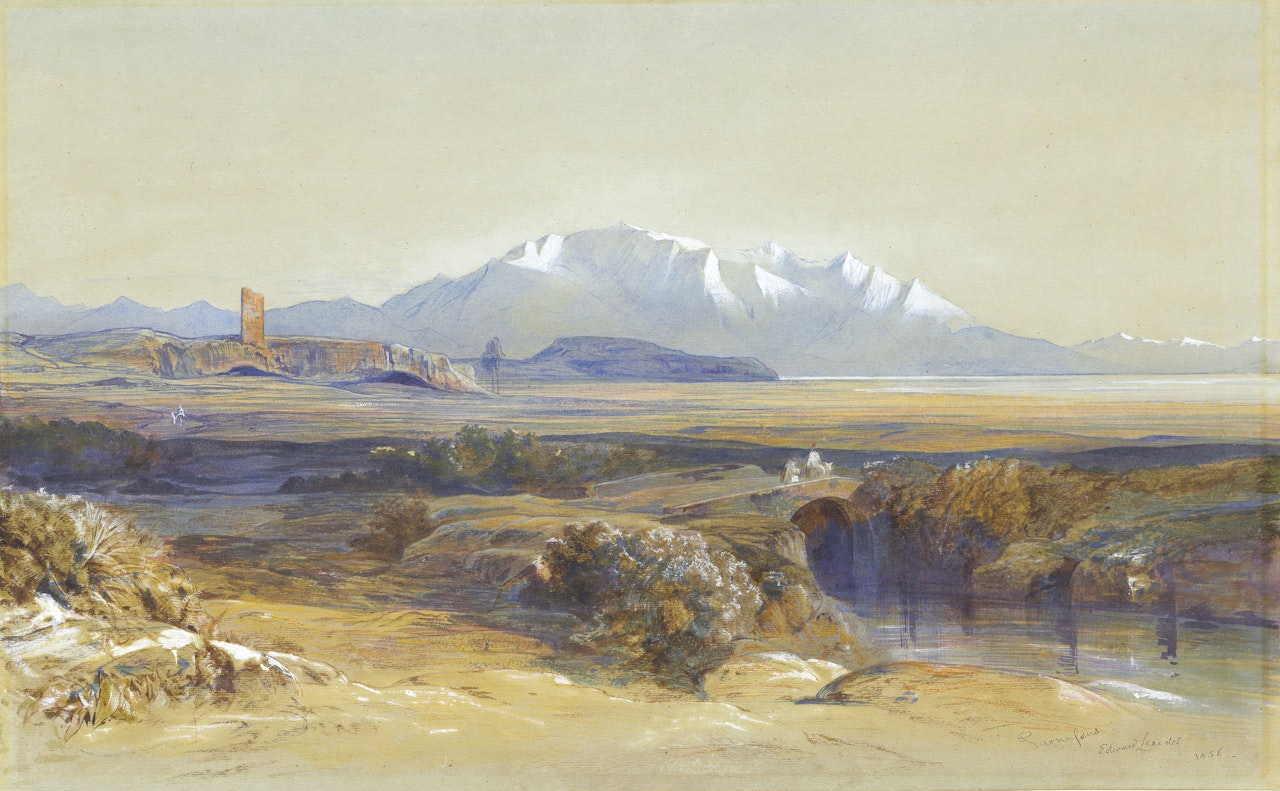 Parnassus, Greece by Edward Lear