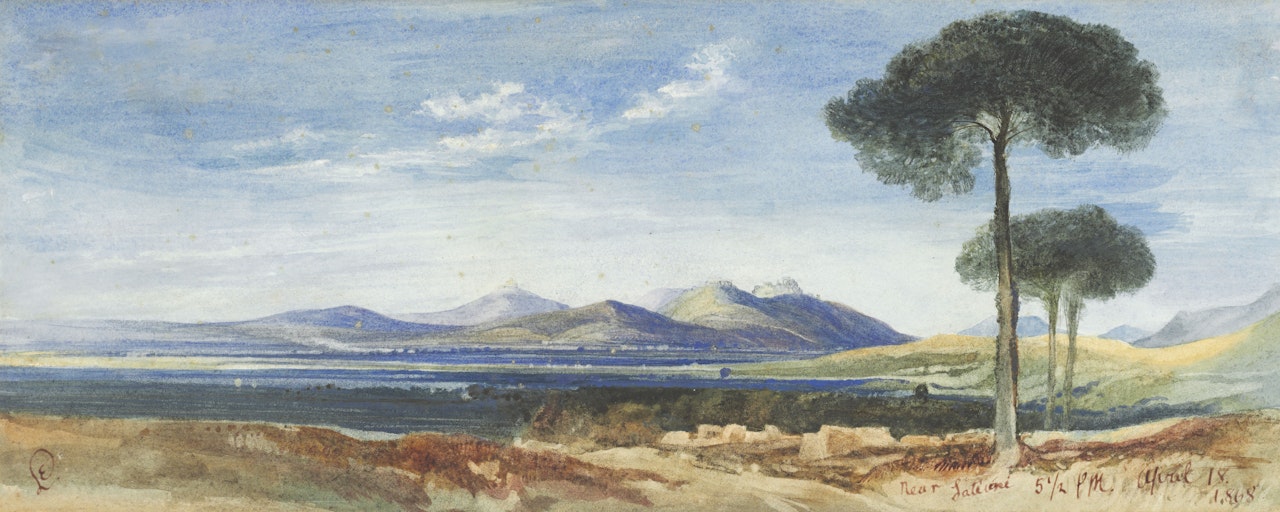 Near Sarténé, Corsica by Edward Lear
