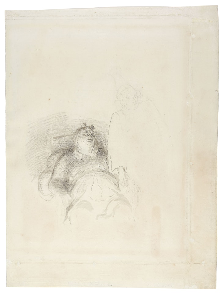 The Imaginary Invalid by Honoré Daumier