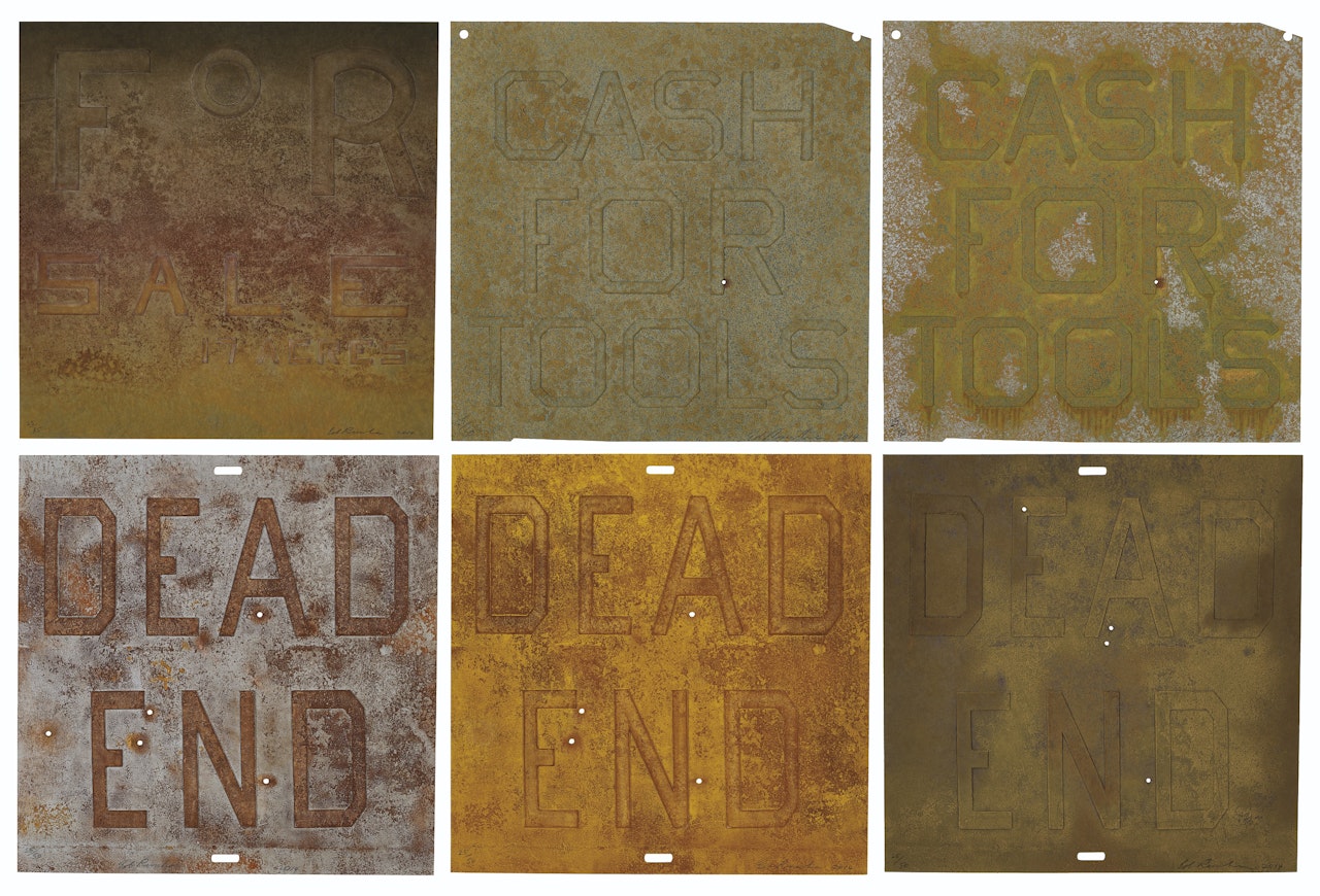 Rusty Signs by Ed Ruscha