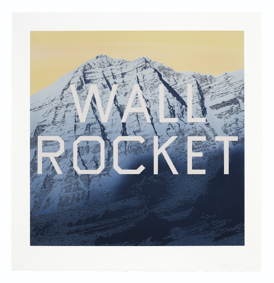 Wall Rocket by Ed Ruscha