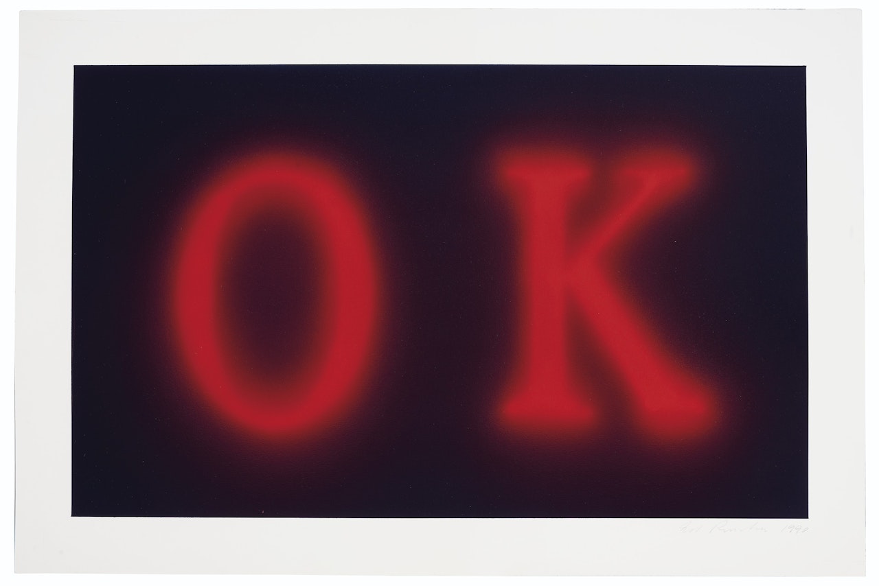 OK by Ed Ruscha
