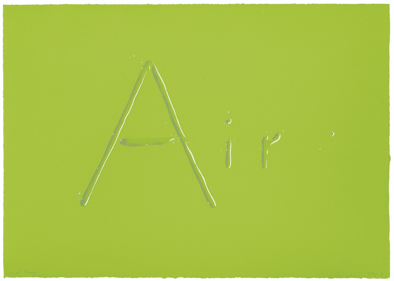 Air by Ed Ruscha