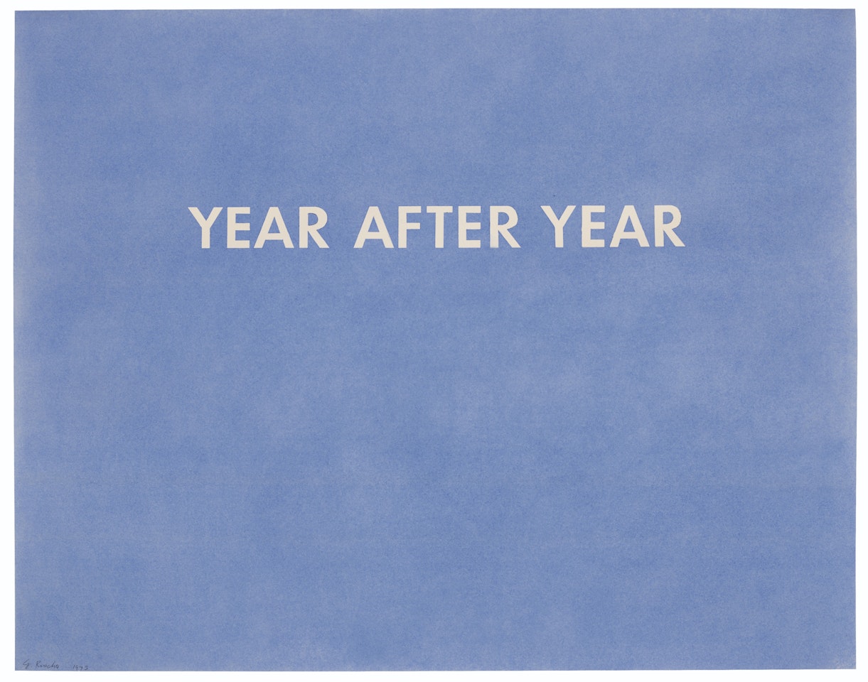Year After Year by Ed Ruscha