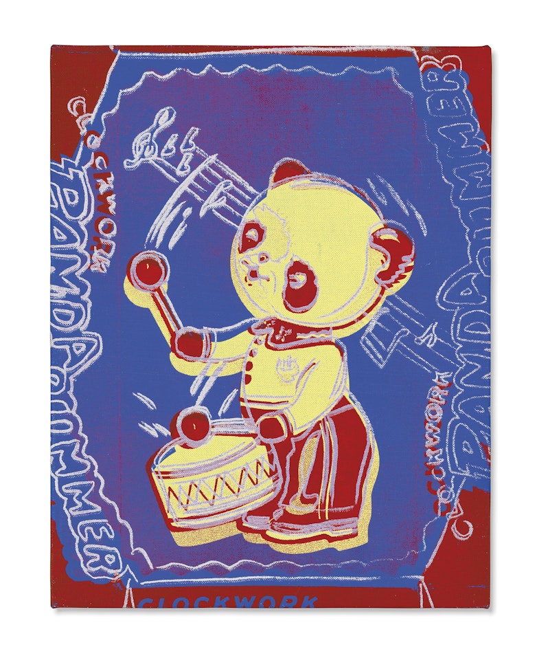 Panda Drummer (Clockwork) by Andy Warhol