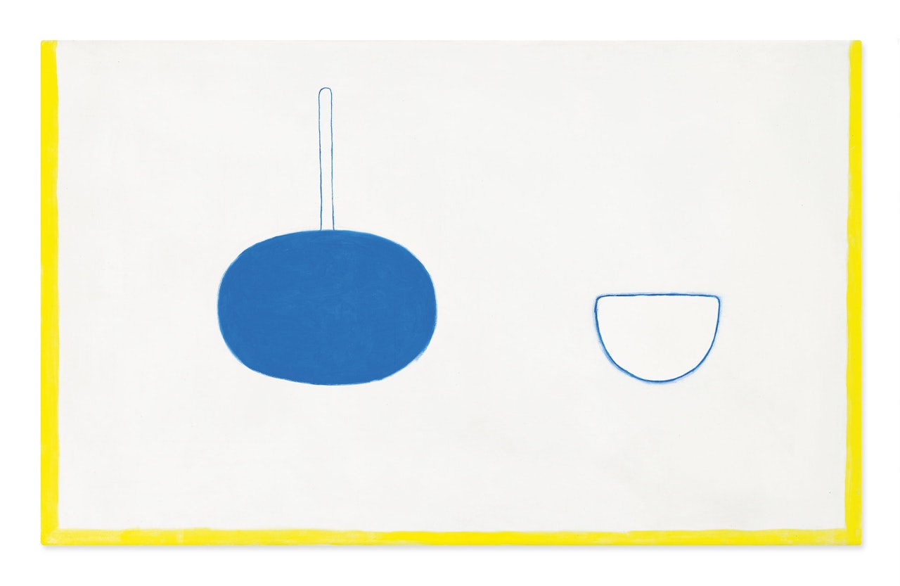 Blue, White and Yellow by William Scott