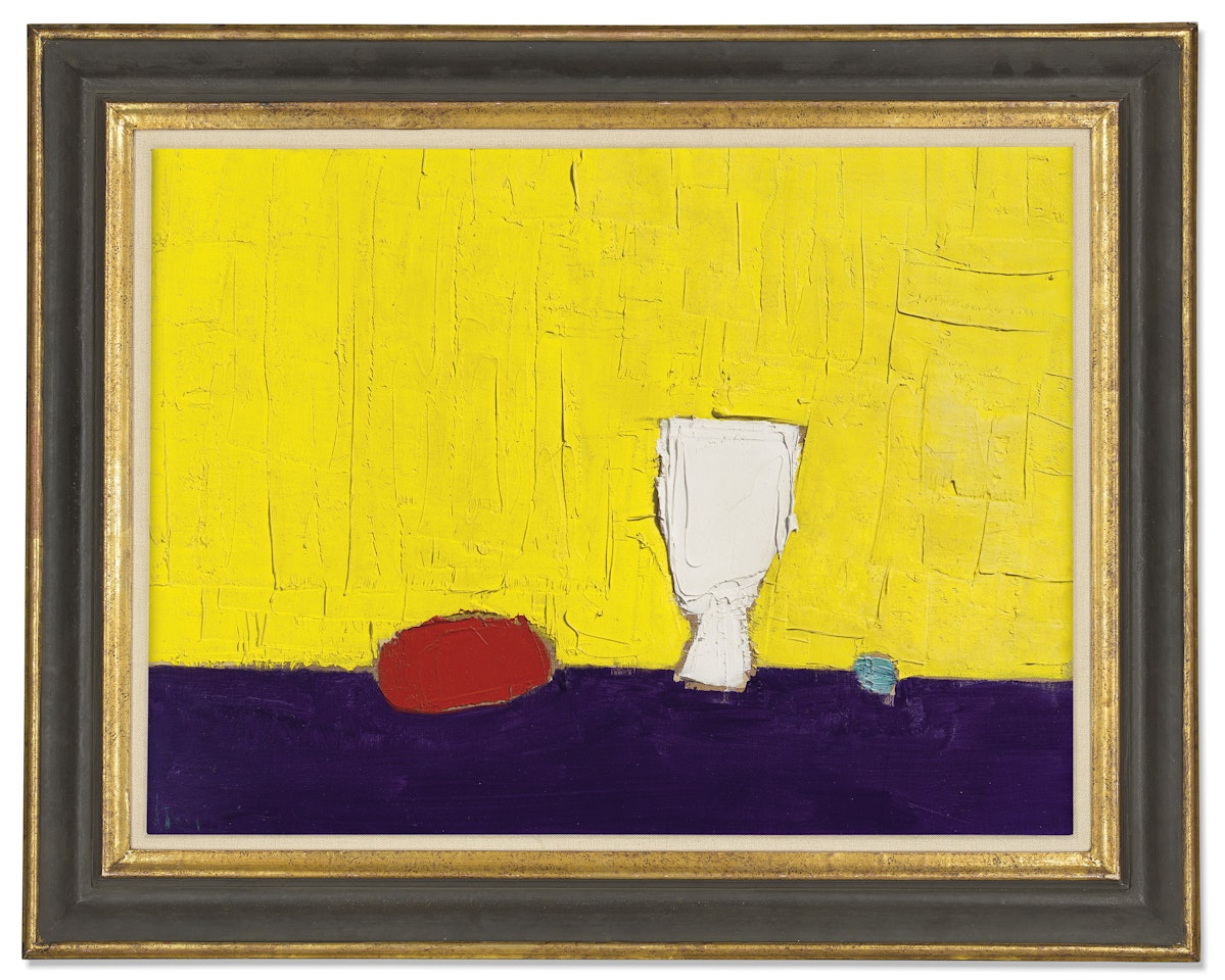 Nature Morte au Fond Jaune (Still Life with Yellow Background) by Nicolas de Staël