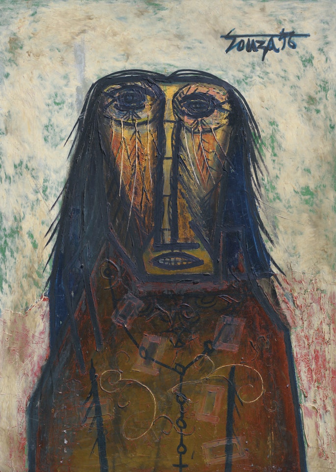 Head of a Woman by Francis Newton Souza