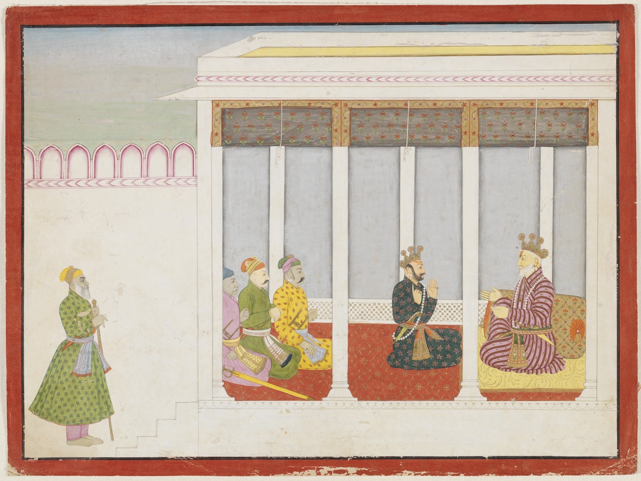 AN ILLUSTRATION FROM A BHAGAVATA PURANA SERIES by Anonymous