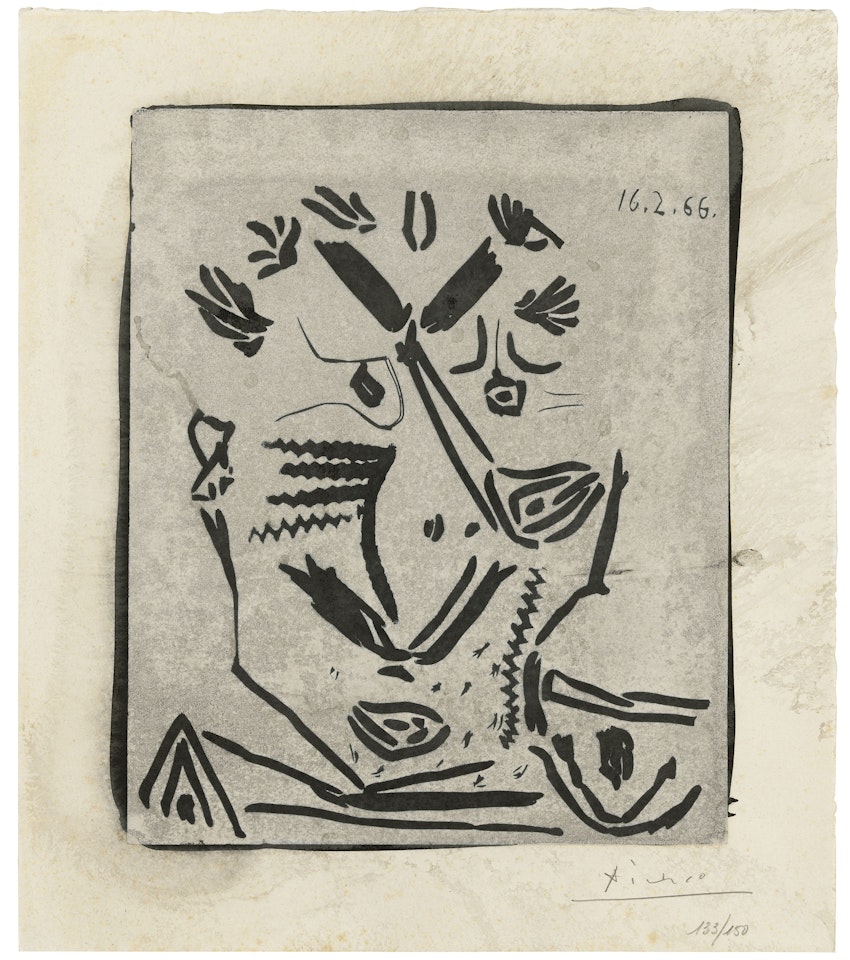 Portrait d’homme, from: Notre Dame de Vie by Pablo Picasso