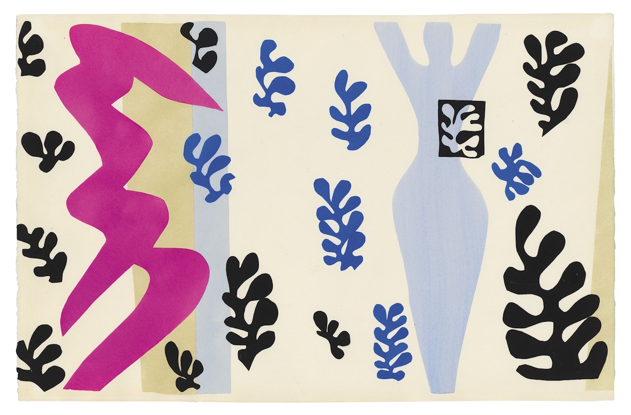 Le lanceur de couteaux, from: Jazz by Henri Matisse