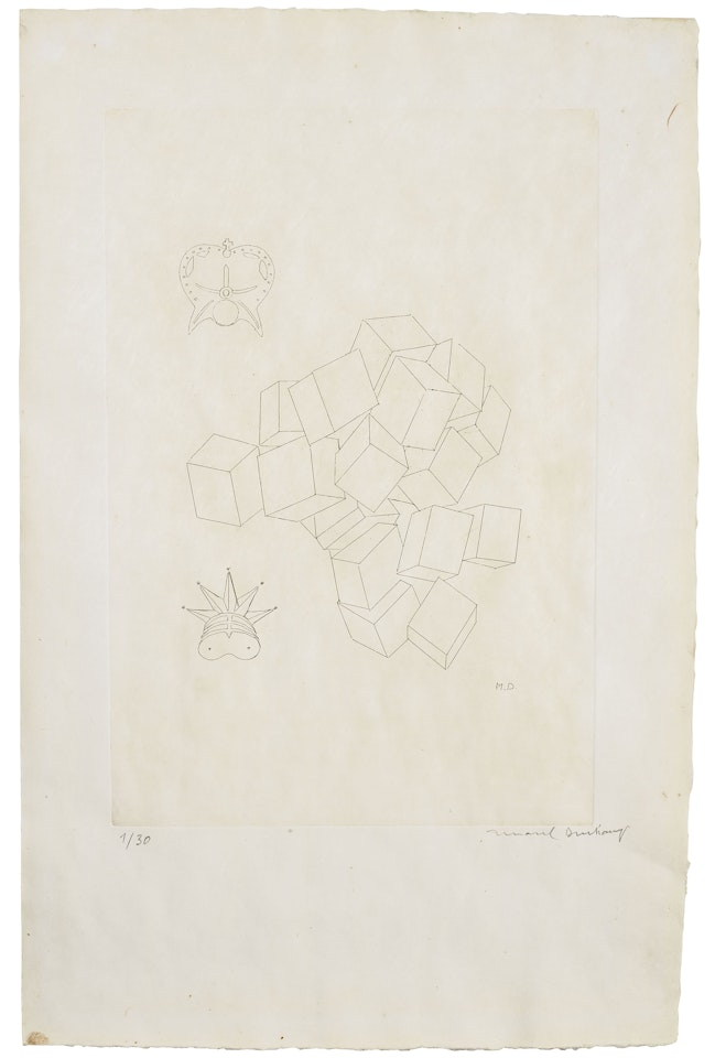 King and Queen, from: The Lovers by Marcel Duchamp