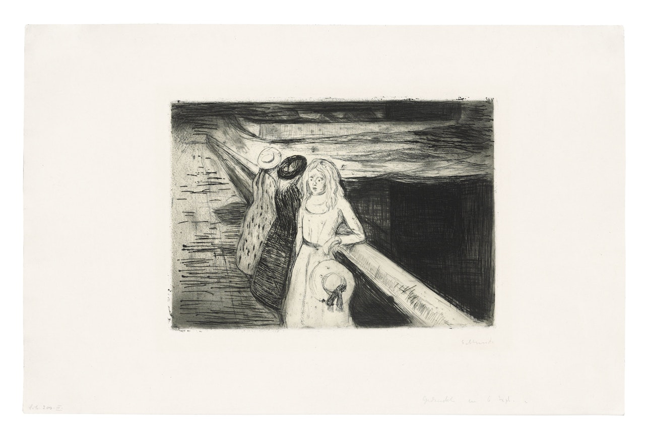 The Girls on the Bridge by Edvard Munch