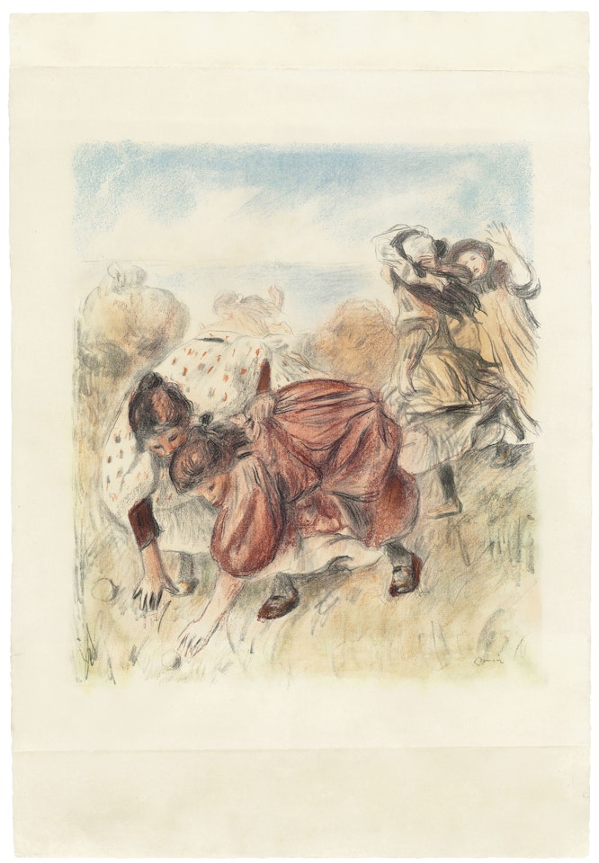 Enfants jouant à la balle by Pierre-Auguste Renoir