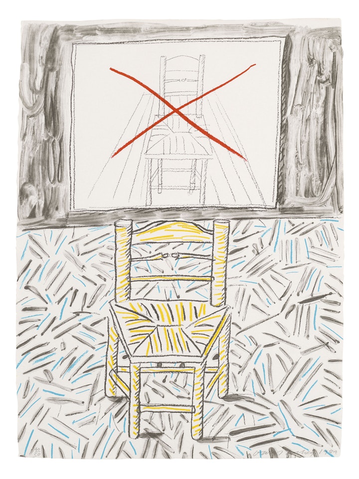 The Perspective Lesson, from: Moving Focus by David Hockney