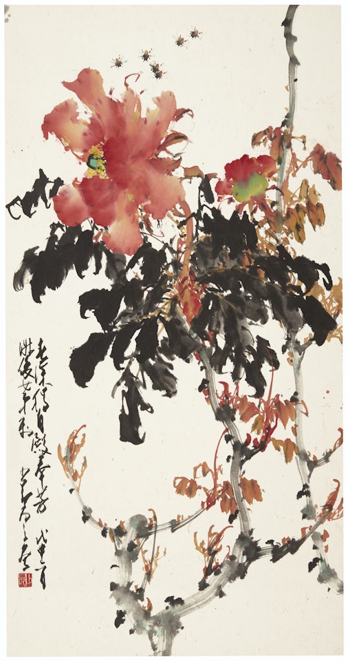 Flowers and Bees by Zhao Shao'ang