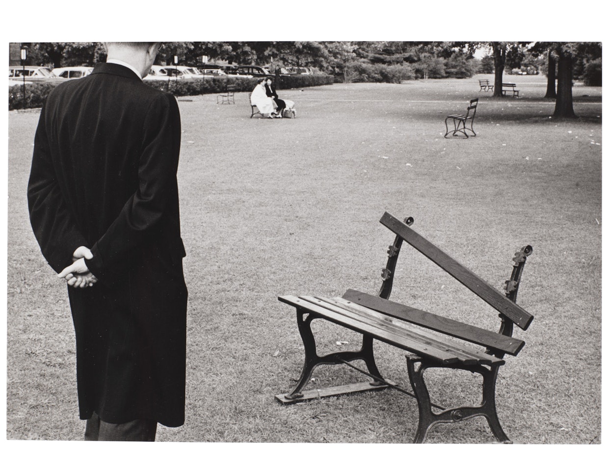 Broken Bench, New York by André Kertész