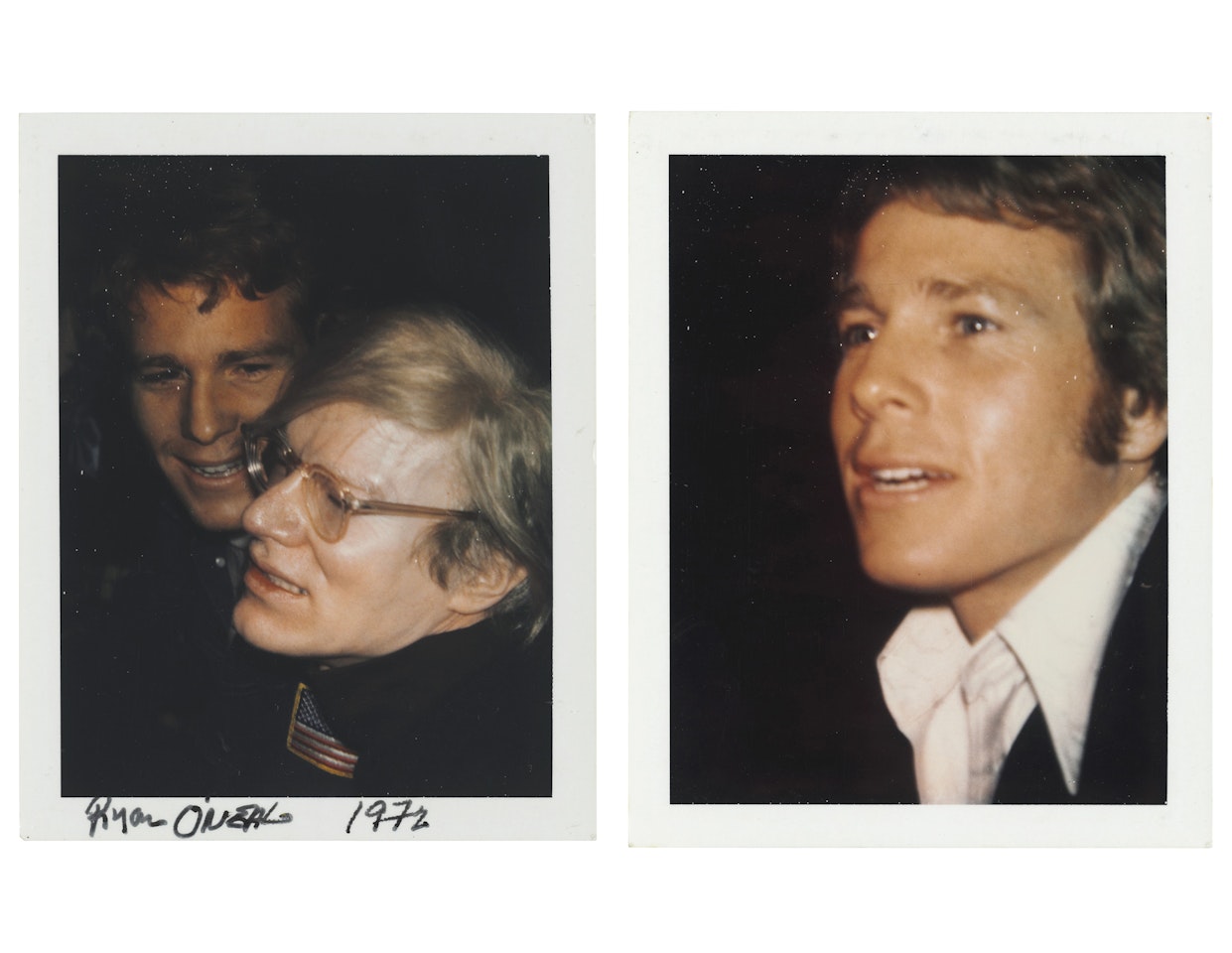 Andy and Ryan O'Neal by Andy Warhol