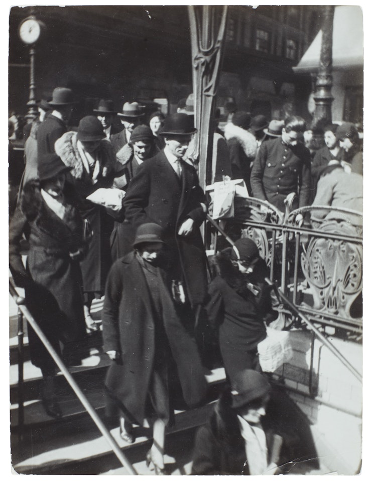 Lunchtime Rush Hour, Paris by André Kertész