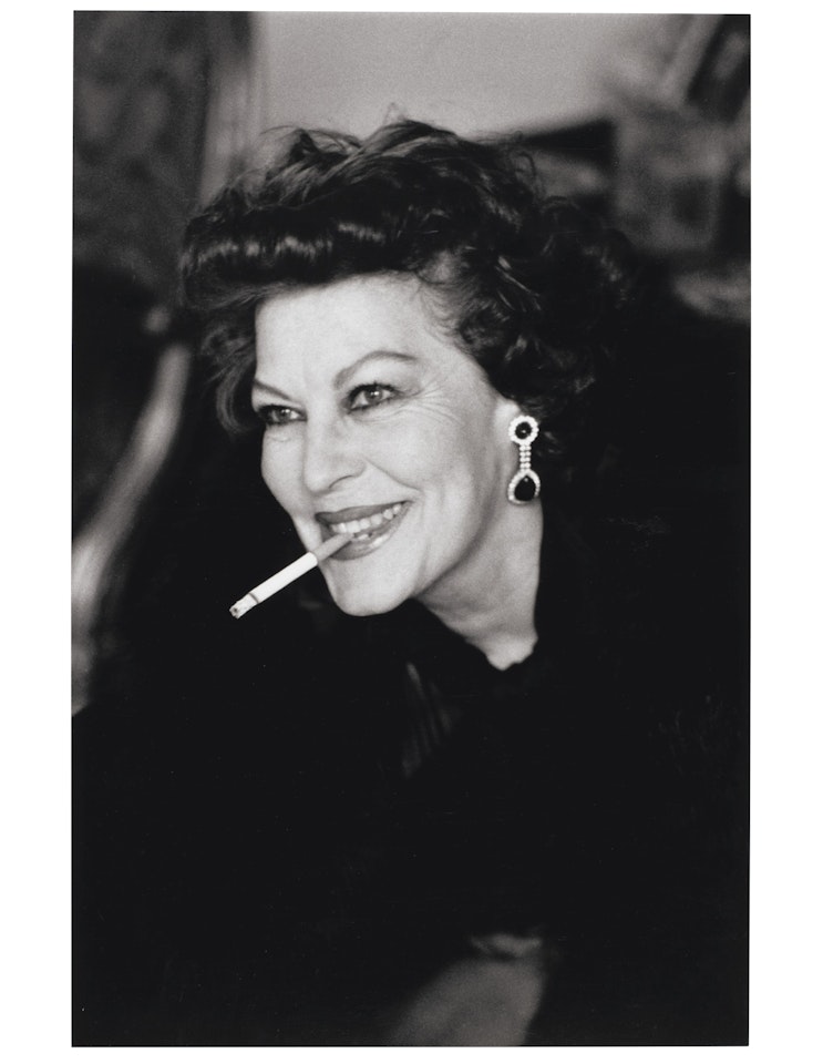 Ava Gardner, London by Helmut Newton