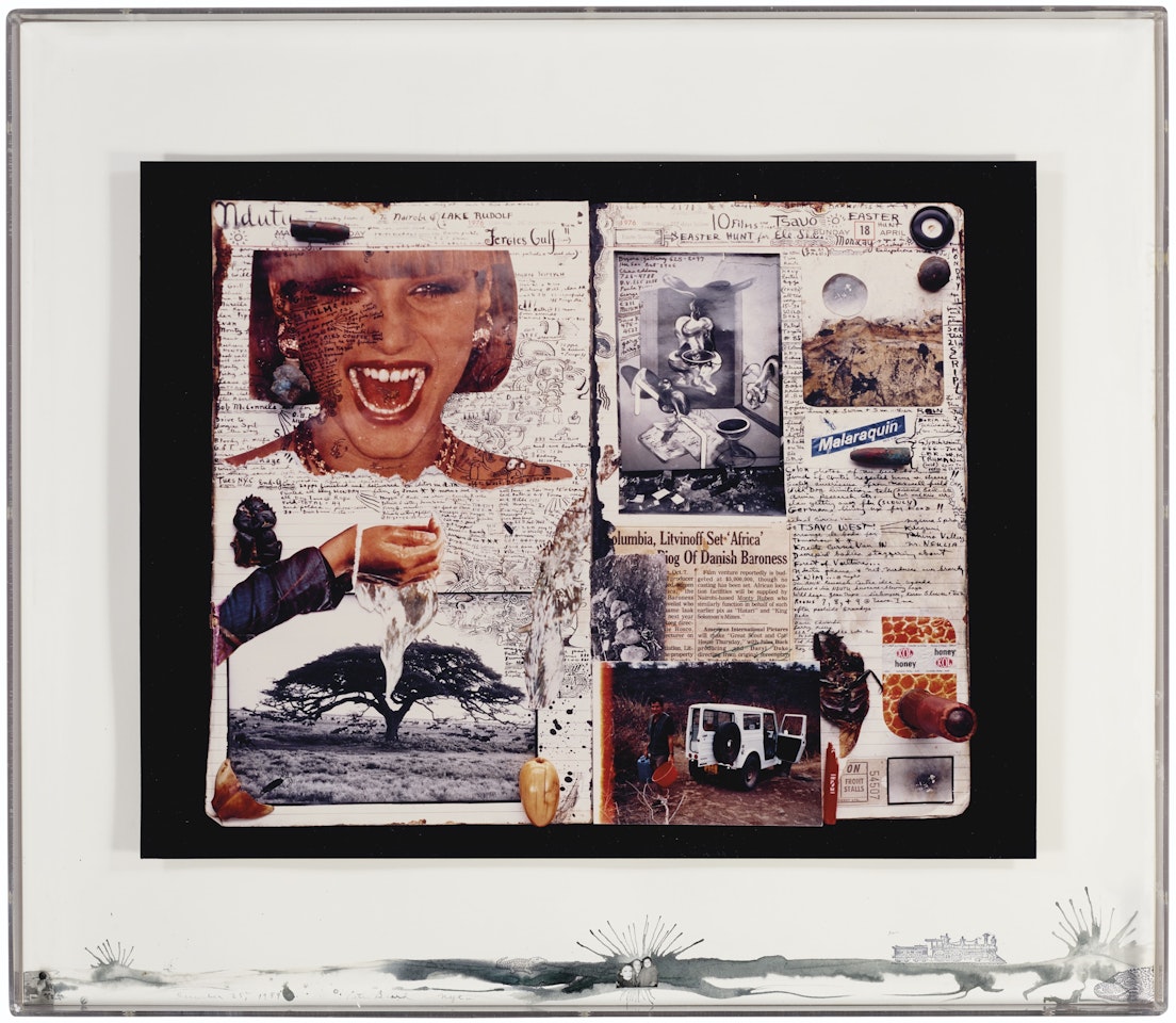 Diary Page, April 18 by Peter Beard