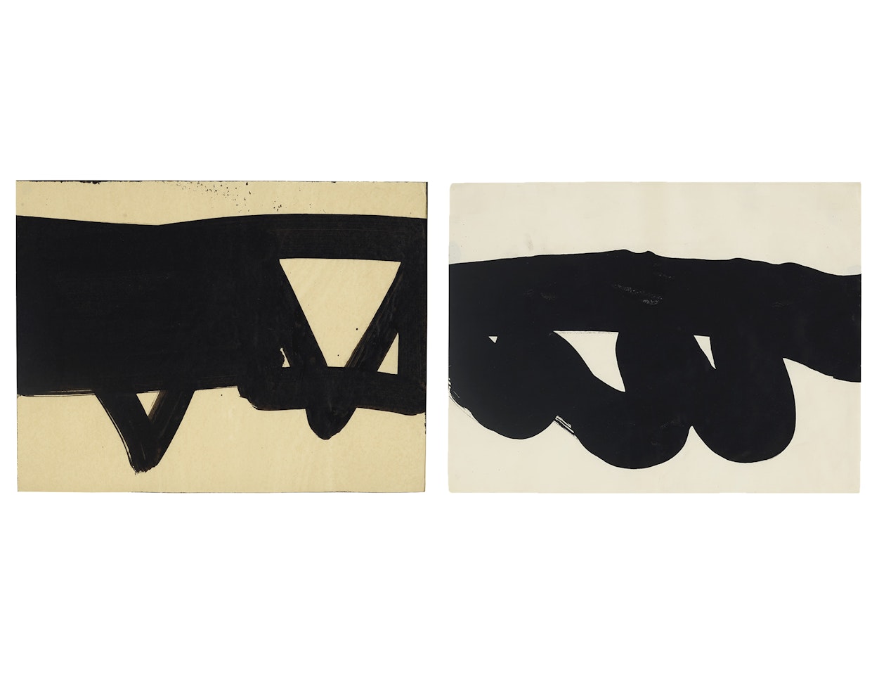 Untitled (Two Works) by Al Held