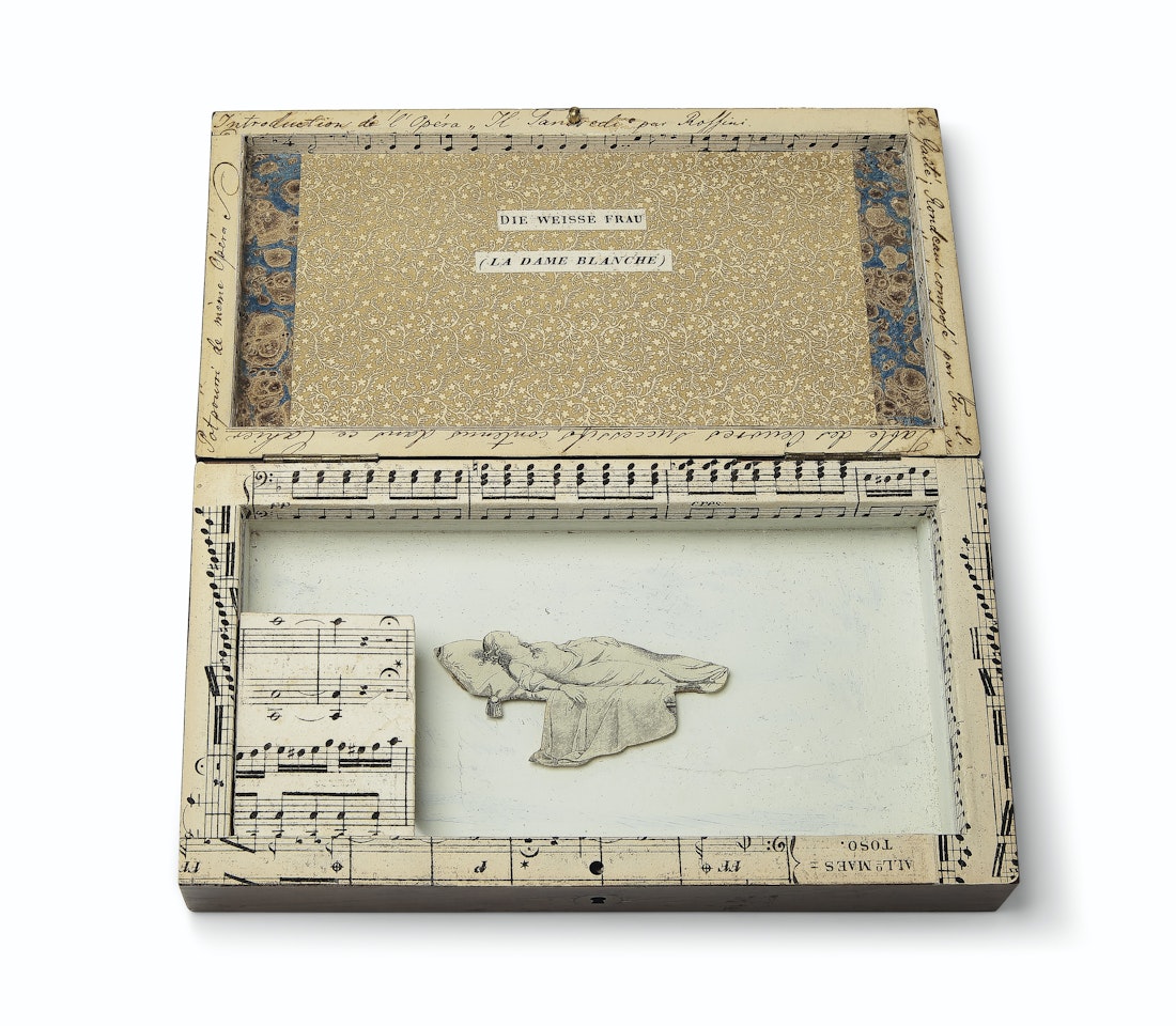Die Weisse Frau (La Dame Blanche) by Joseph Cornell