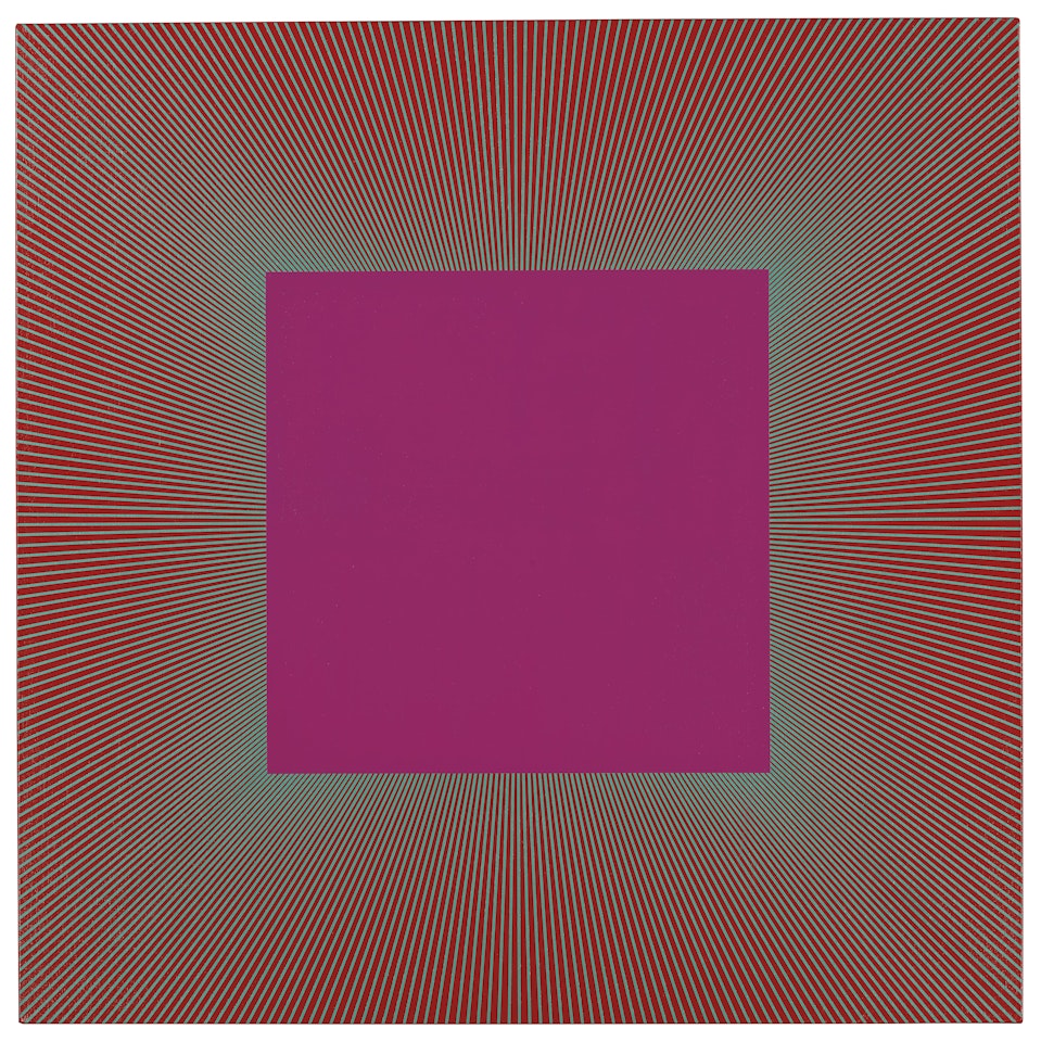 Magenta Square by Richard Anuszkiewicz