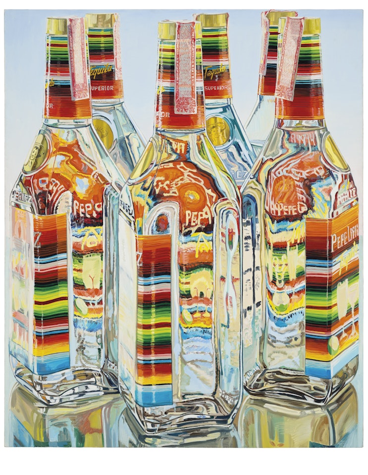 Tequila Bottles by Janet Fish
