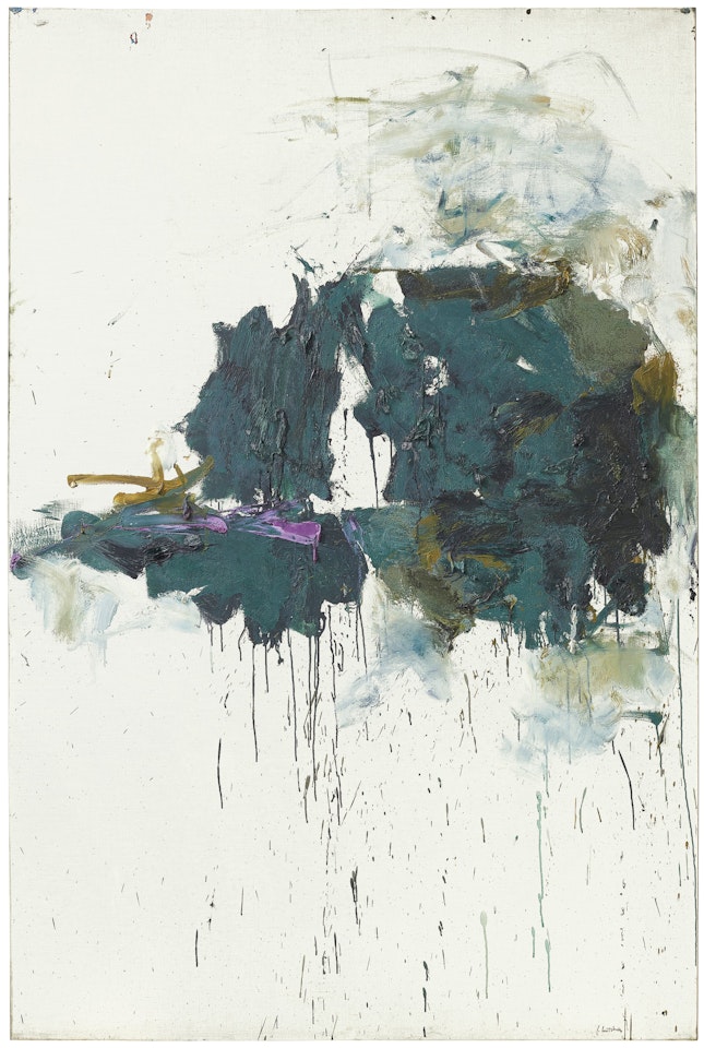 Violet Cypress by Joan Mitchell