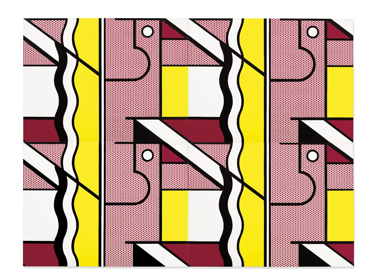 Modular Painting with Four Panels, #9 by Roy Lichtenstein