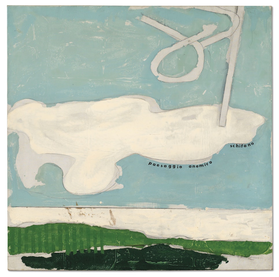 Paesaggio anemico (Anemic Landscape) by Mario Schifano