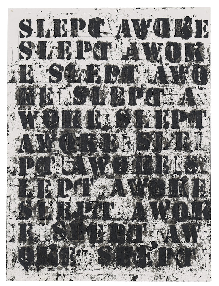 (miserable) life #8 by Glenn Ligon