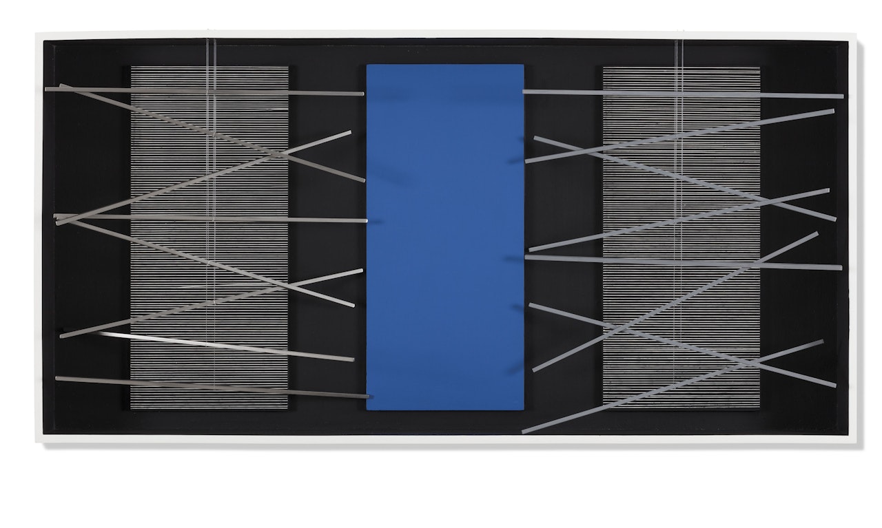 Le Rectangle bleu (The Blue Rectangle) by Jesus Rafael Soto