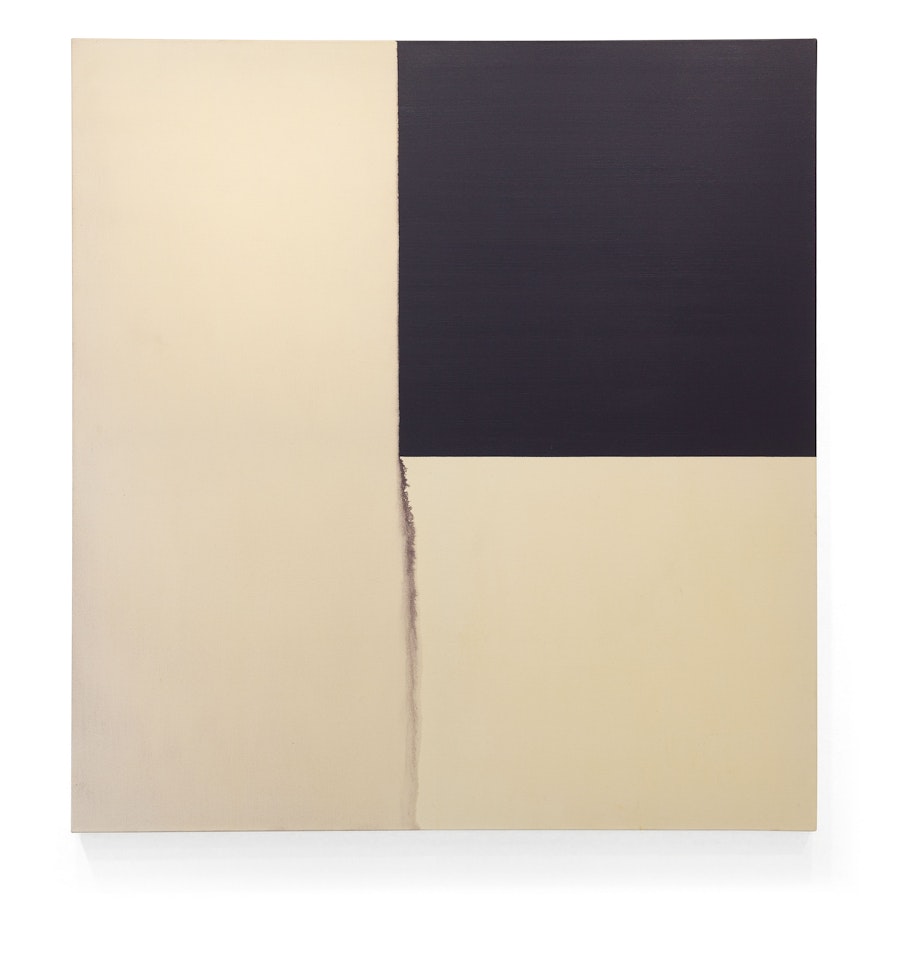 Exposed Painting Grey / Violet by Callum Innes