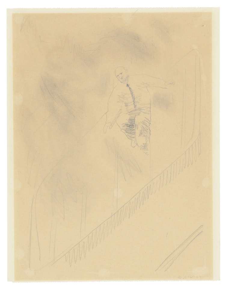 Man Jumping From A Window by Gerhard Richter