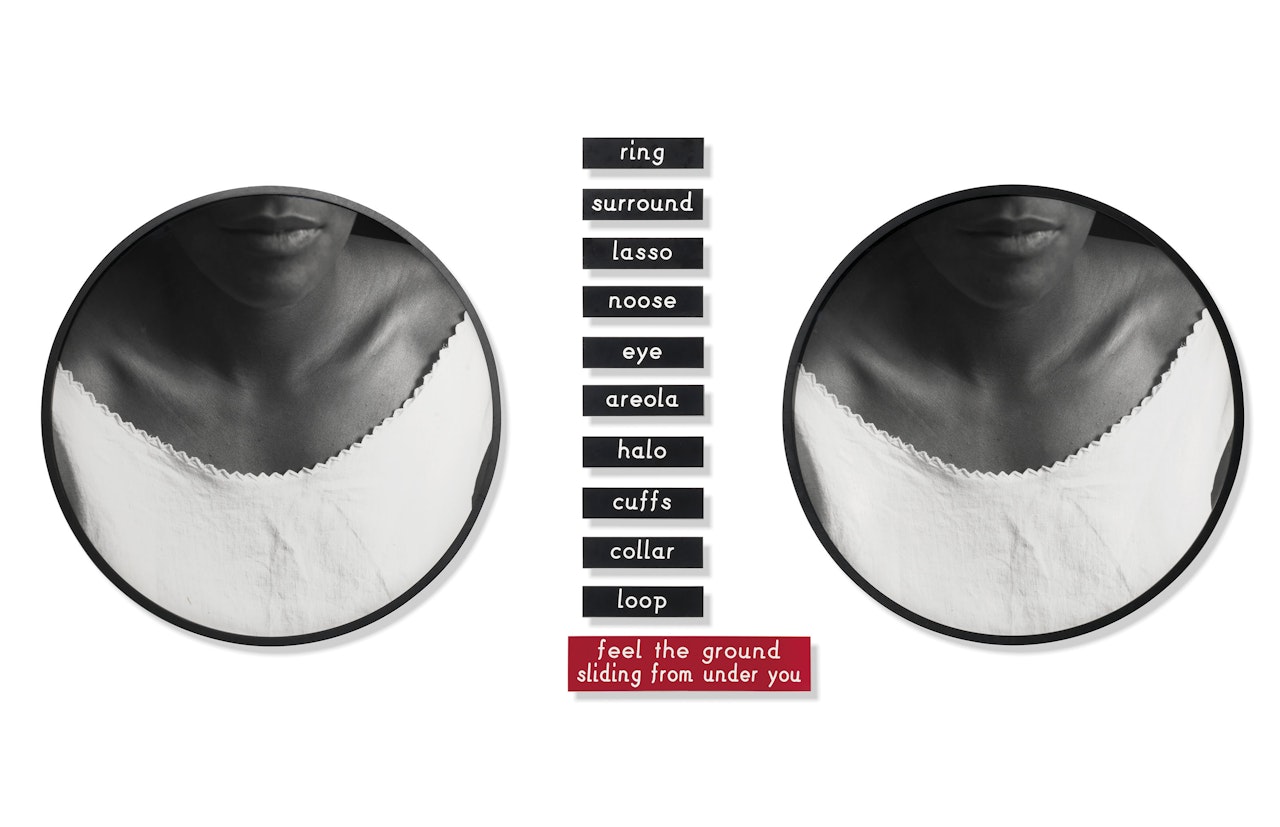 Untitled (Two Necklines) by Lorna Simpson