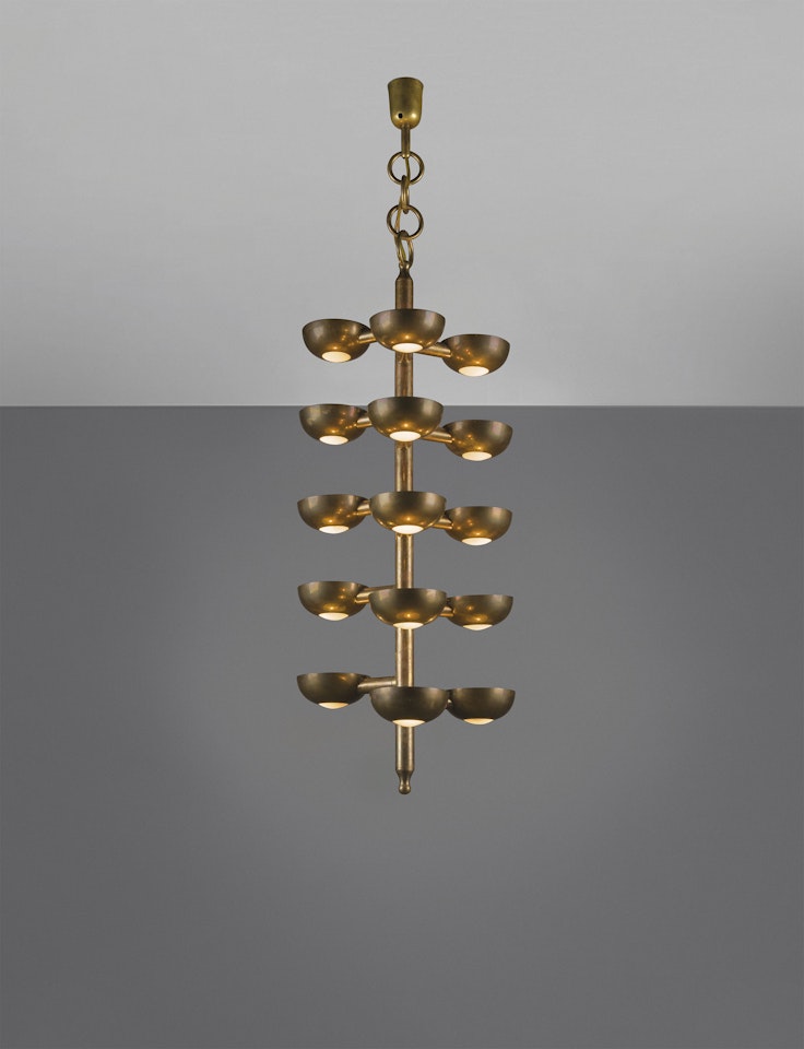 A RARE CEILING LIGHT, MODEL NO. 2049 by Gino Sarfatti