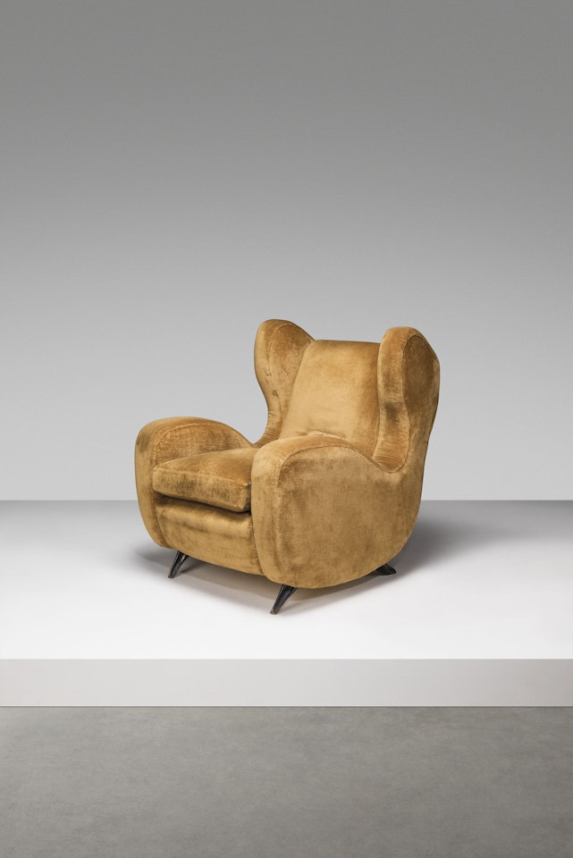 An important armchair, designed for the Ada &amp;, Cesare Minola House, Turin by Carlo Mollino